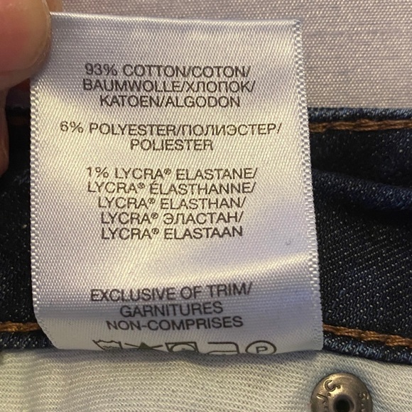 Silver Jeans Co. Elyse Mid Rise Skinny Dark Wash Ladies  W31/L31 - Picture 9 of 16